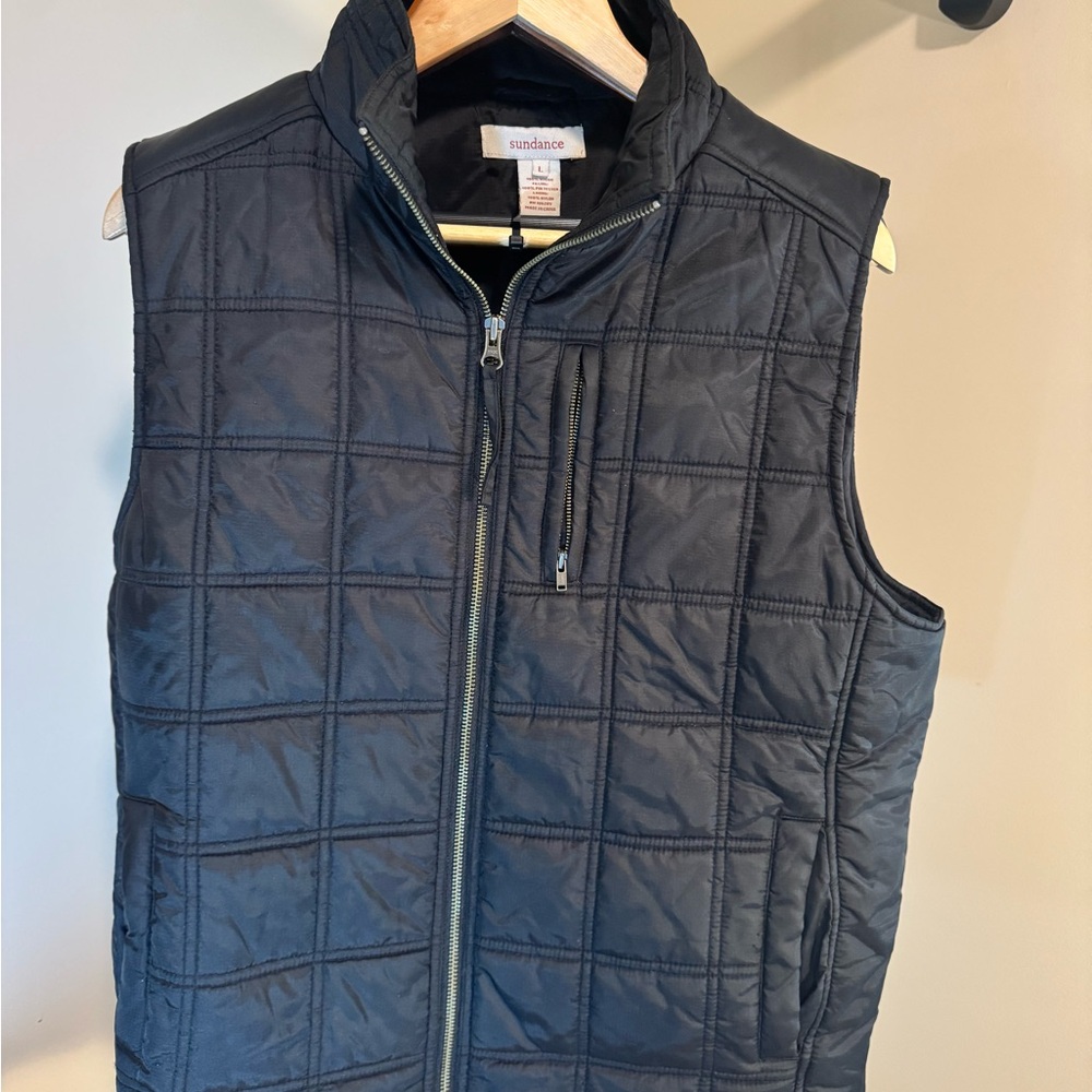 Sundance Black Quilted Men's Vest